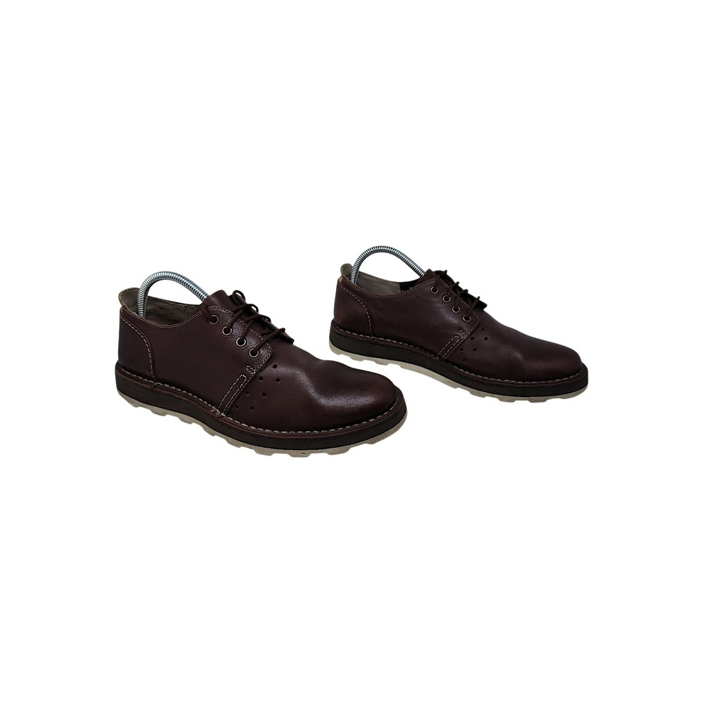 Clarks Derby Shoes 8 Men Darble Walk Brown Leather Cushion Plus Oxford Casual